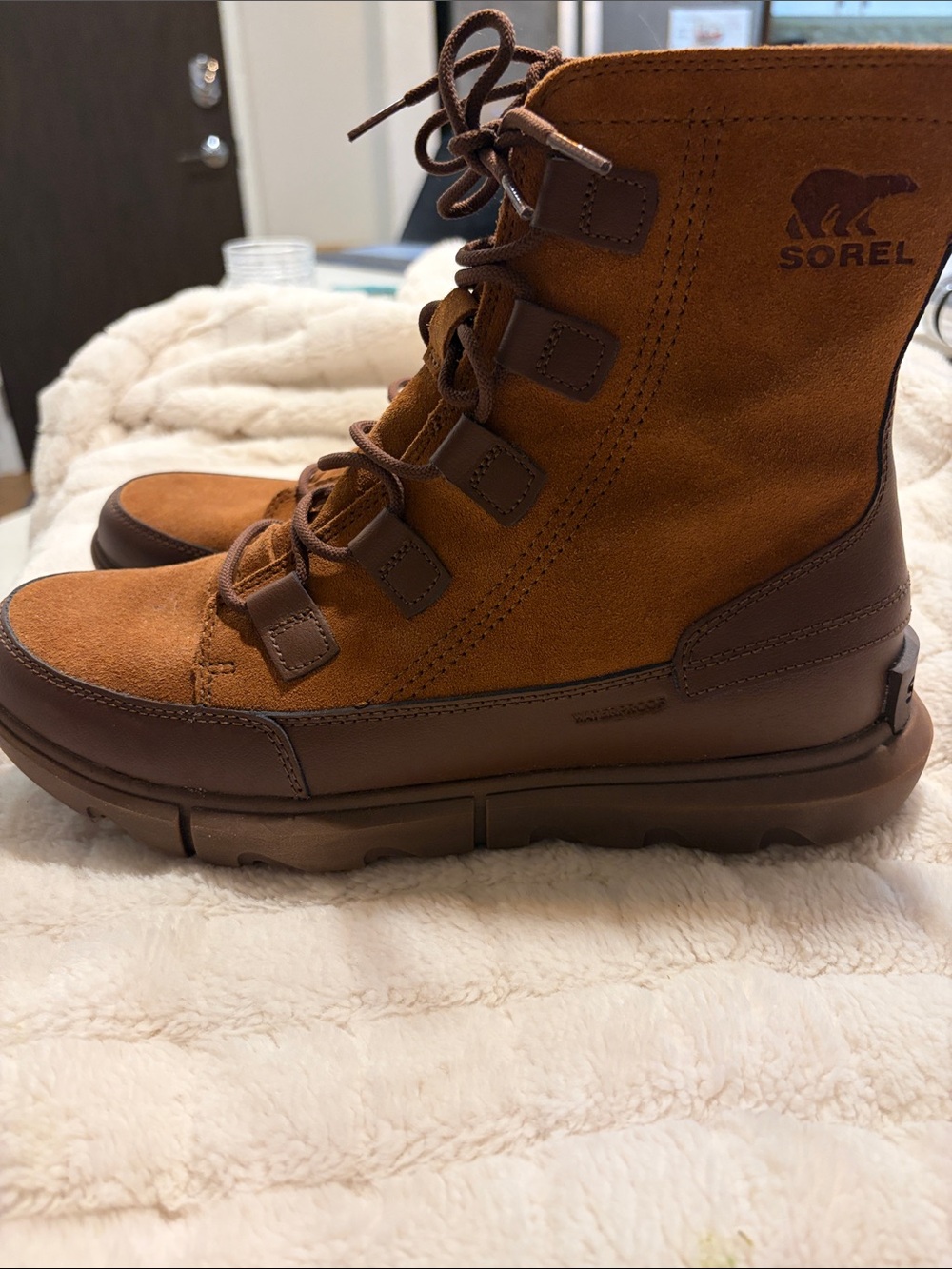 Sorel Men's Chestnut Brown Suede Lace-Up Boot
